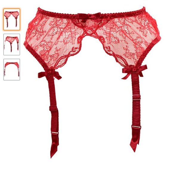 Agent Provocateur Other - NWT Agent Provocateur Love Suspender - Red